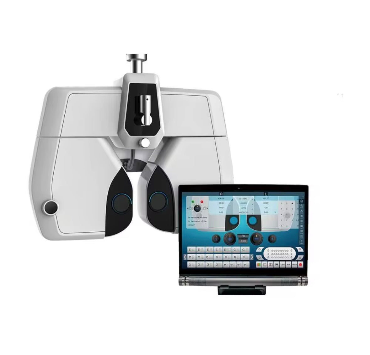 Tête de réfracteur automatique avec tablette