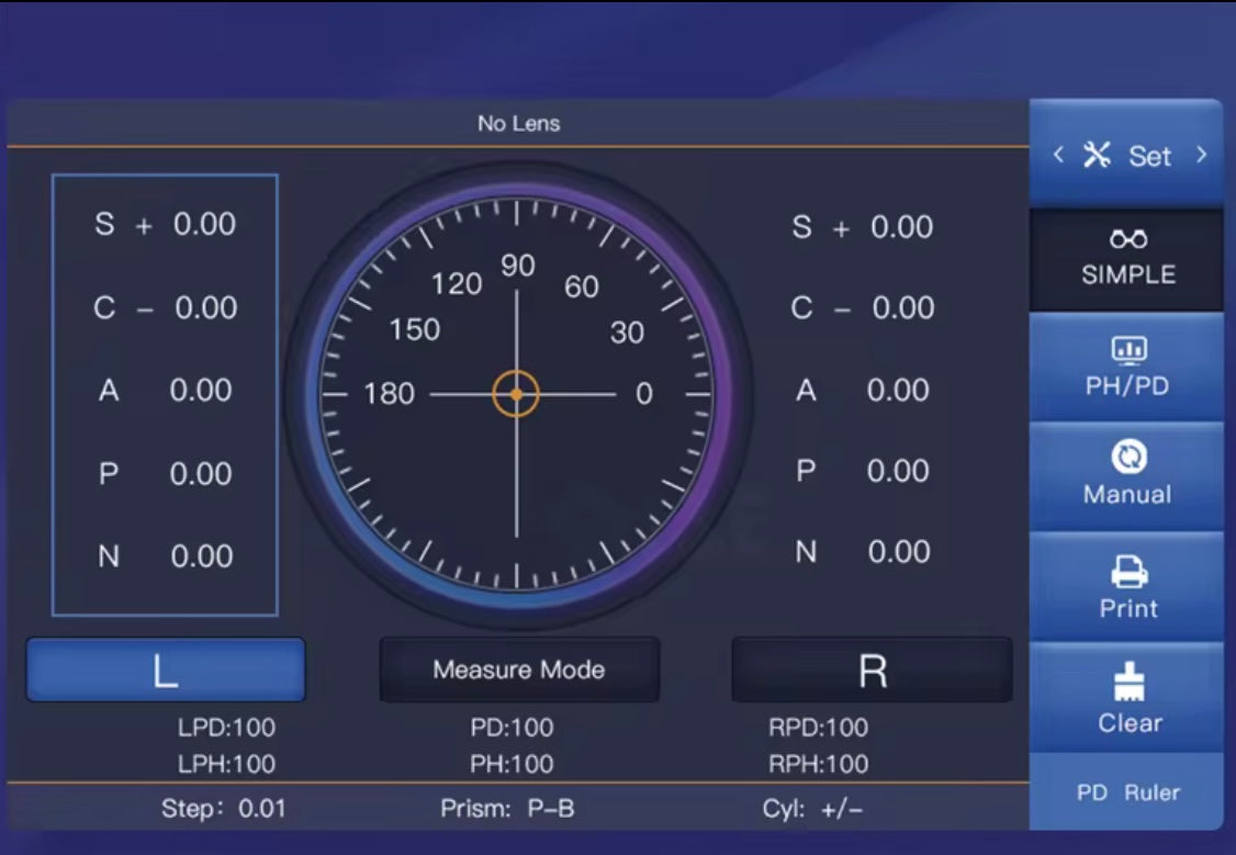Frontofocometre automatique eco